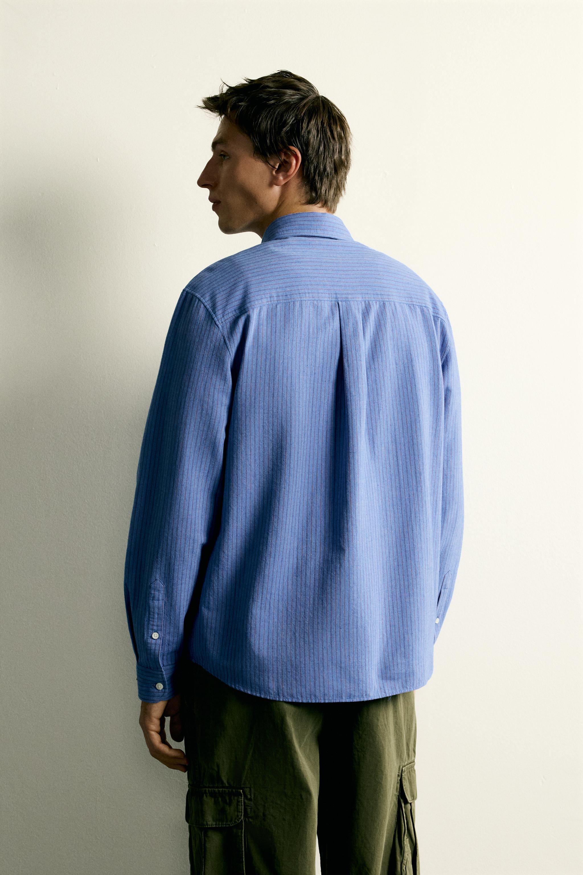 RELAXED FIT STRIPED SHIRT